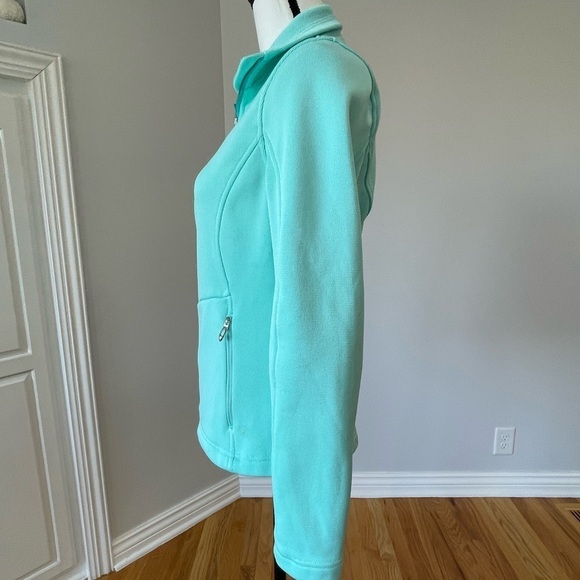 Spyder Core teal mint green medium zippered jacket ski wear layer snow - Picture 5 of 16